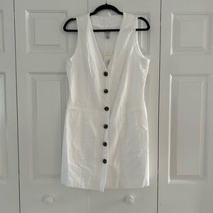 White Vest Dress